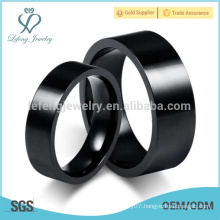 Black engagement rings for women,black metal couple wedding bands rings jewelry